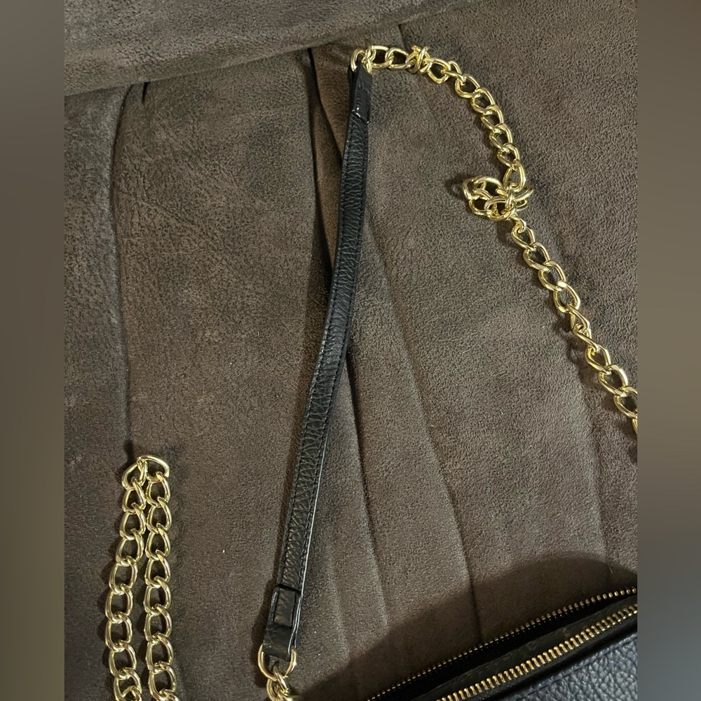 Olivia + Joy Python Embossed Gold Chain Black And… - image 6